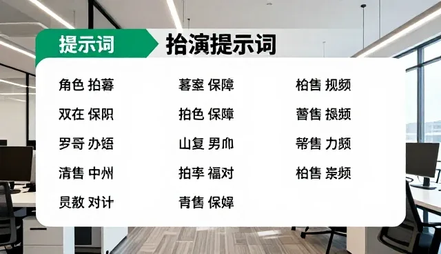 如何选择适合的角色扮演提示词?
